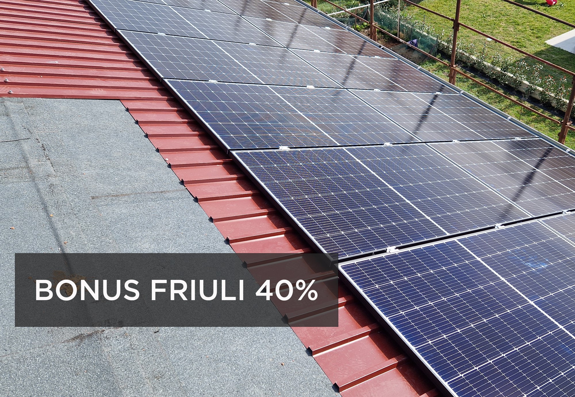 Contributo Friuli Venezia Giulia a fondo perduto del 40% per il fotovoltaico
