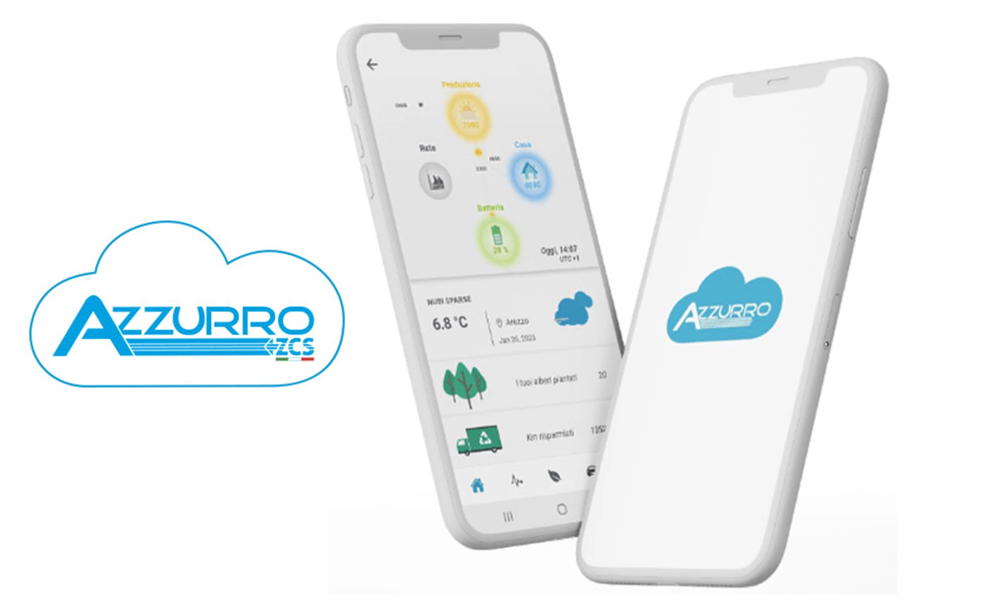 Applicazione AZZURRO SYSTEM fotovoltaico di Zucchetti Centro Sistemi